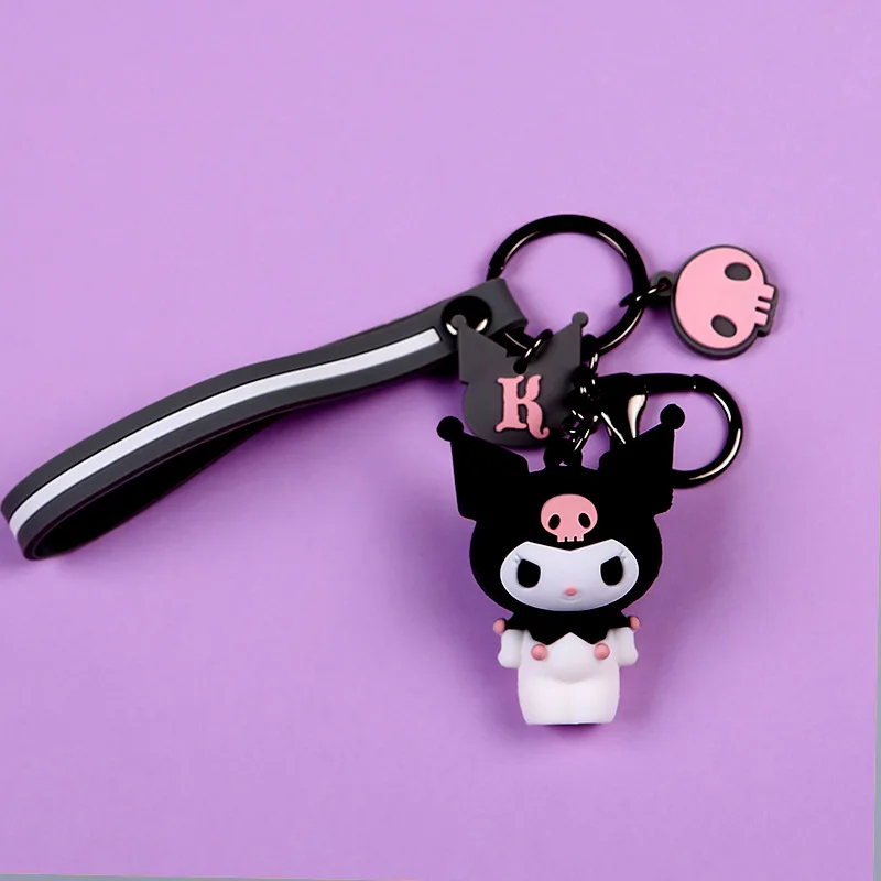 ZZ - 01 Милый мультфильм Мелодия куроми Cinnamoroll ПВХ кукла брелок кулон для женщин сумка кошелек Подвеска «рюкзак» автомобиль брелоки украшения - Цвет: ZZ - 01
