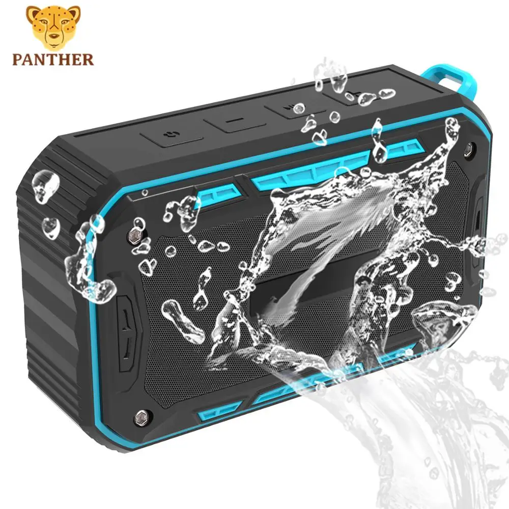 Уличный портативный Bluetooth динамик IP67Waterproof встроенный аккумулятор 2000mAh и