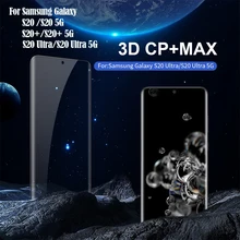 For Samsung Galaxy S20 Ultra S20+ Plus 5G tempered glass Full screen protector nillkin 3D CP+ Max 9H Glass Film For Samsung S20