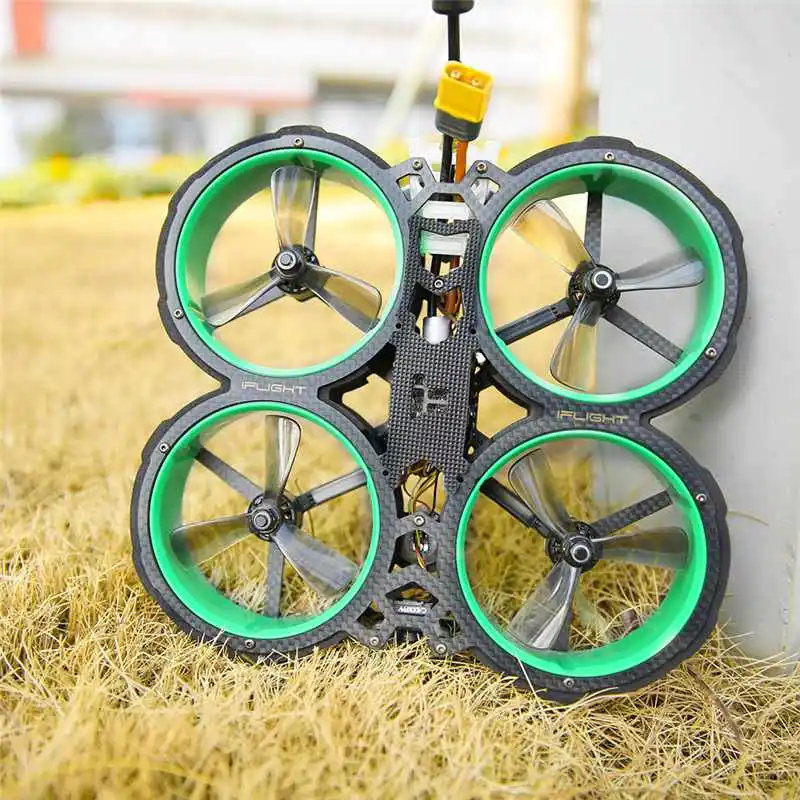 Квадрокоптер iFlight Green H V3 3 дюйма 6S 145 мм гоночный FPV CineWhoop с мотором XING-C 1507 SucceX-E Mini F7