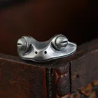 XLLD богемное Винтажное кольцо лягушки для женщин художественный дизайн ретро открытие изменяемый размер унисекс Женские массивные кольца подарок