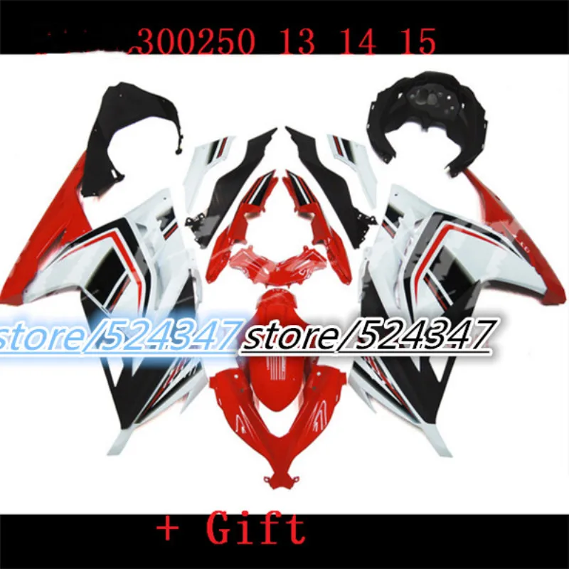 

For kawasaki NINJA 300 ZX300 2013-2015 ZX300R Injection Moiding ABS Plastic motorcycle Fairing Kit Bodywork NINJA300 13-15 red