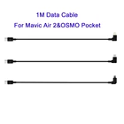 1 м Mini 2Osmo карман 2 кабеля для передачи данных TYPE-C к Android кабель IOS линии преобразования данных для OSMO карман Mavic Air 2 аксессуар для беспилотных летательных аппаратов