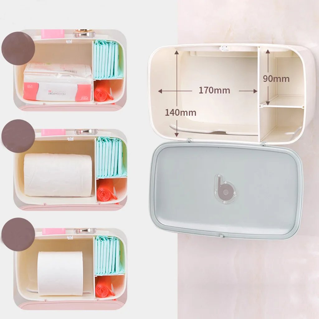 Водонепроницаемая подвесная коробка из ткани полка для ванной