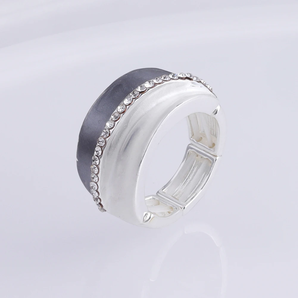 

MeiceM New Designers Geometric Ring for Women Vintage Style Enamel Adjustable Ring Woman Girl Party Jewelry Finger Ring Gift