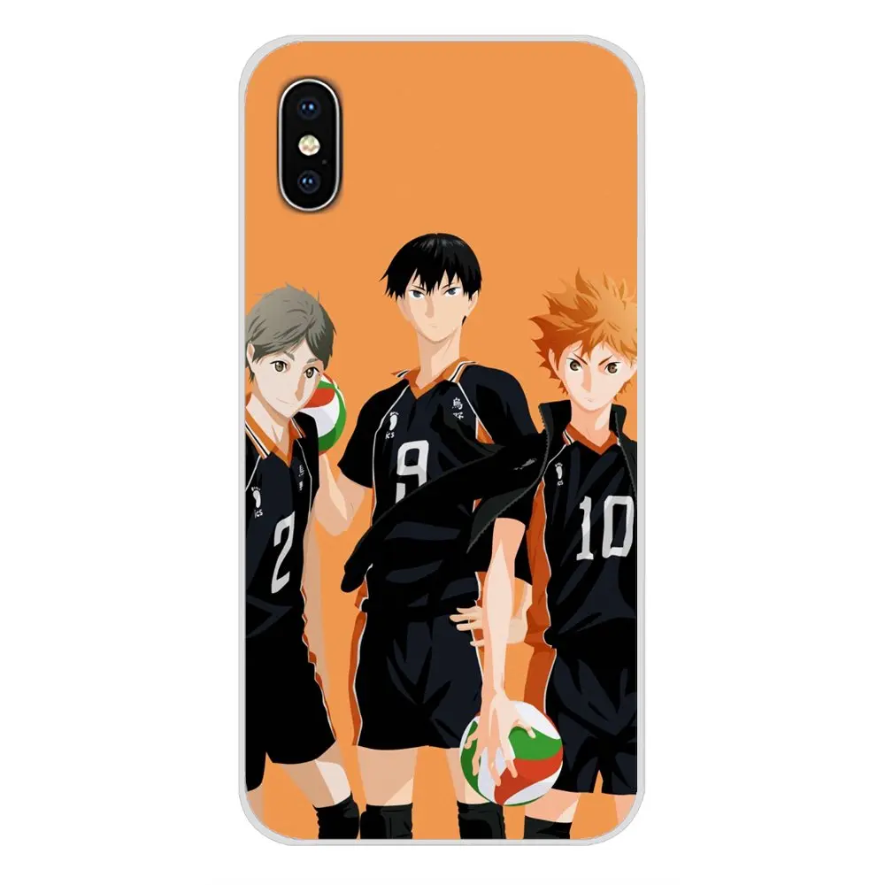 Чехол для телефона Motorola Moto X4 E4 E5 G5 G5S G6 Z Z2 Z3 G G2 G3 C Play Plus с логотипом Аниме Haikyuu Karasuno |