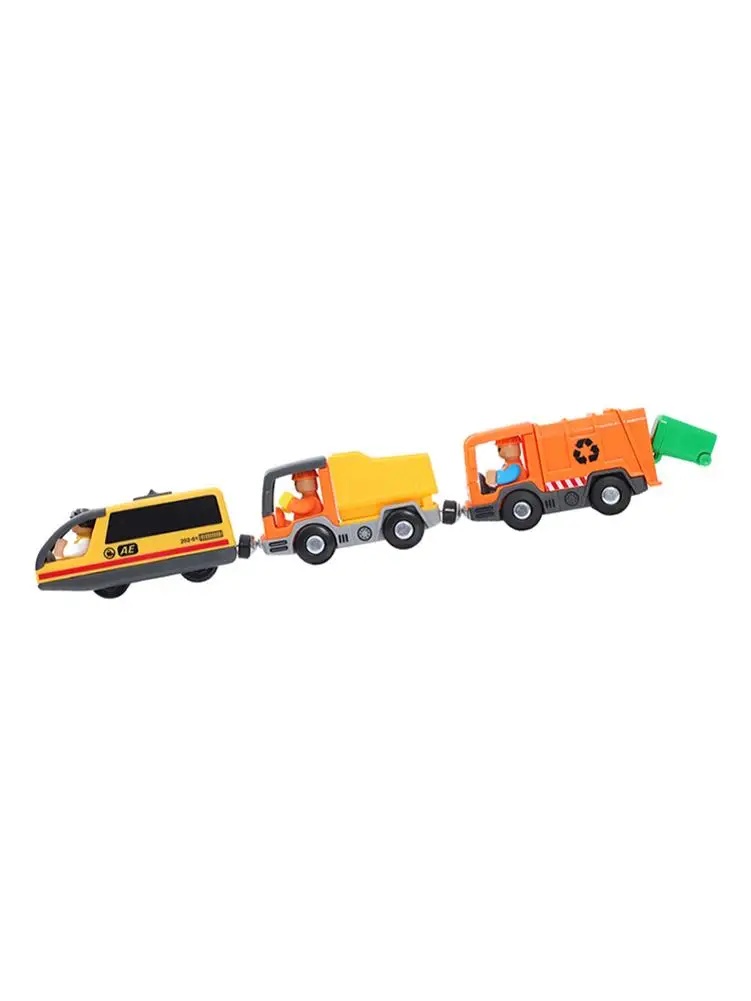 

Magnetic Electric Locomotive Toy City Construction Vehicle Toy Accessories Interaction Learning Education Puzzle Fidget Toys