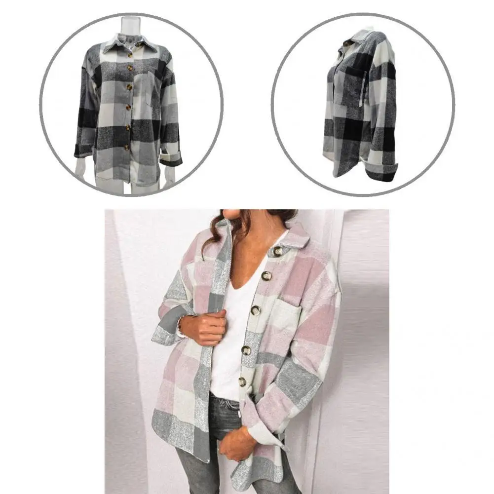 

Cold Resistant Ultra Soft Buttons Closure Warm Women Coat for Daily Life