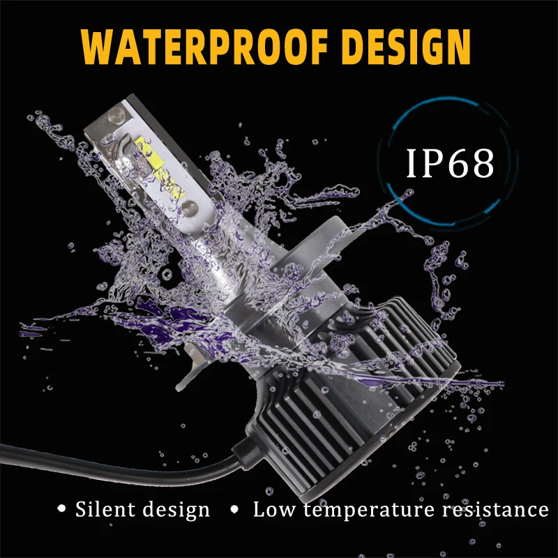 100% отзывы хорошее качество focos led para auto h4 56w 6600lm|Передние LED-фары для авто| |