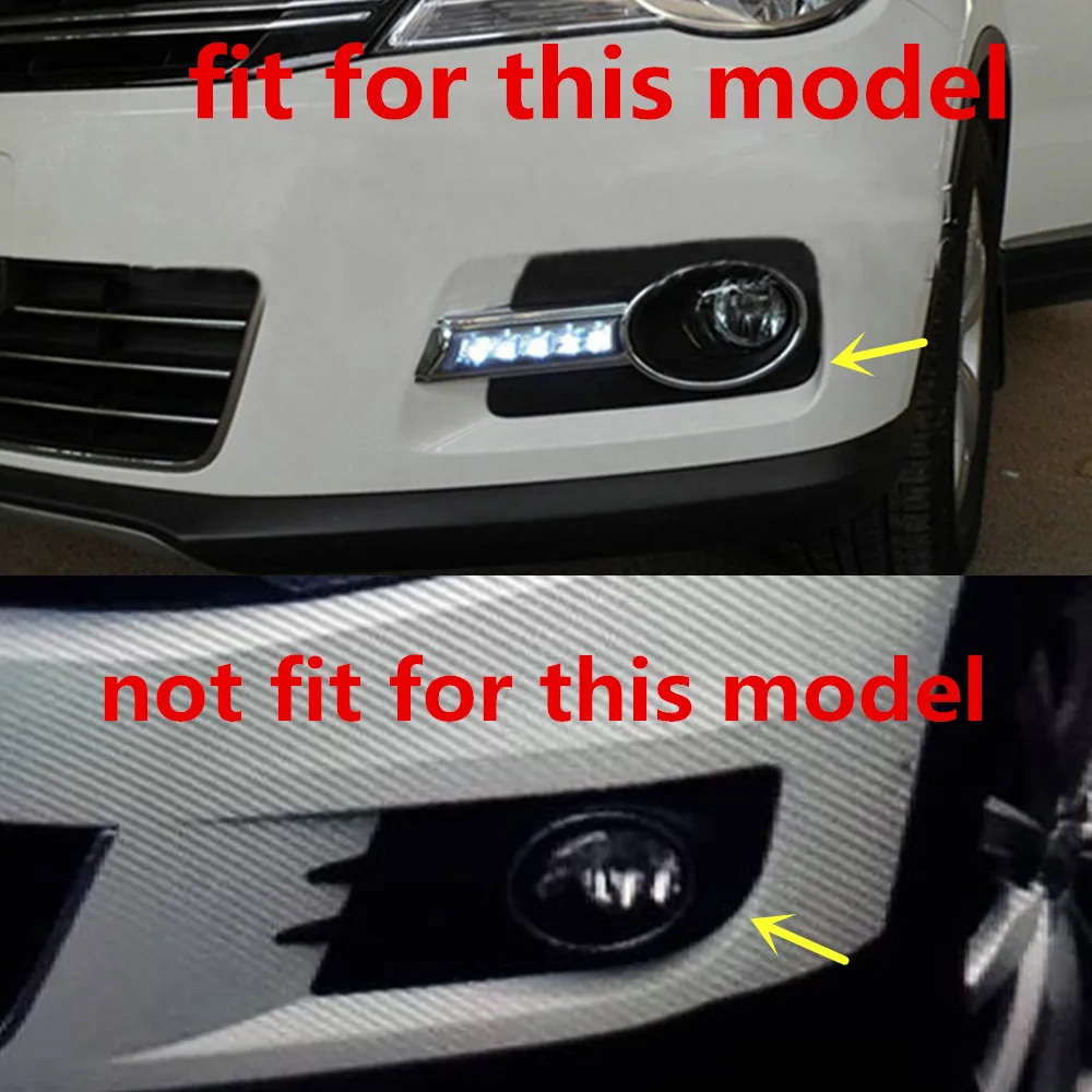 Автомобильная проблесковая 2 шт. для Volkswagen VW Tiguan 2010 2011 2012 Светодиодный