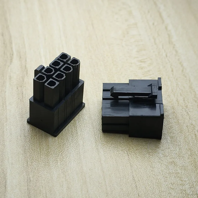 

300PCS/1Lot 5557 4.2mm Black 8P 8PIN Male Plug Shell For PC Computer ATX Graphics Card GPU PCI-E PCIe Power Connector Housing