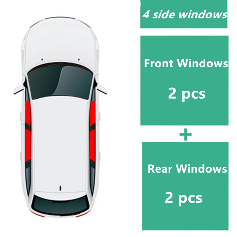 4 шт. оконный лазерный тент светлая сетка боковая дверь для HONDA CITY CROSSTOUR JADE CRIDER SPIRIOR