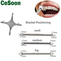 dental orthodontic bracket positioner adjustable high precision height wick gauge locator positioning dentistry lab instruments