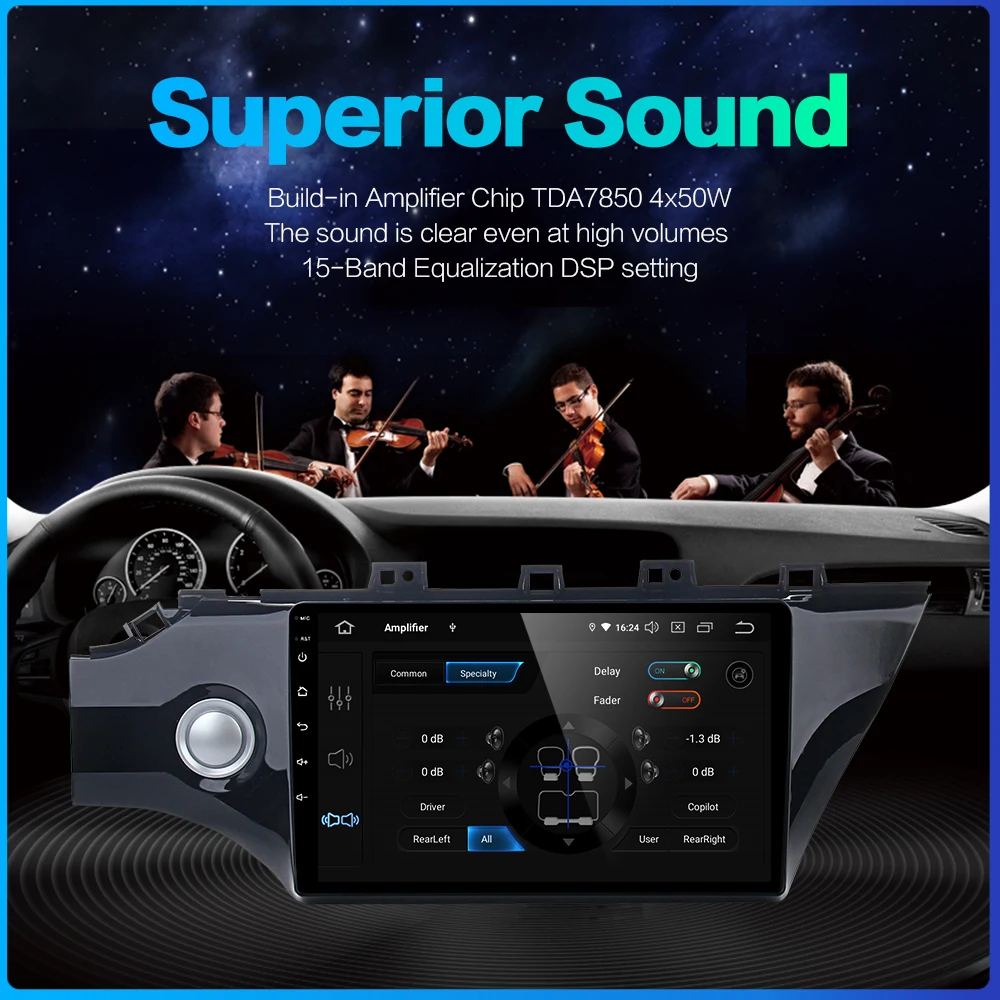 10.2&quot IPS Android 9.0 Car Stereo For Kia K2 Rio 2017 2018 Carplay Radio FM WiFi GPS Navigation BT 5.0 DSP Audio Video Headunit |