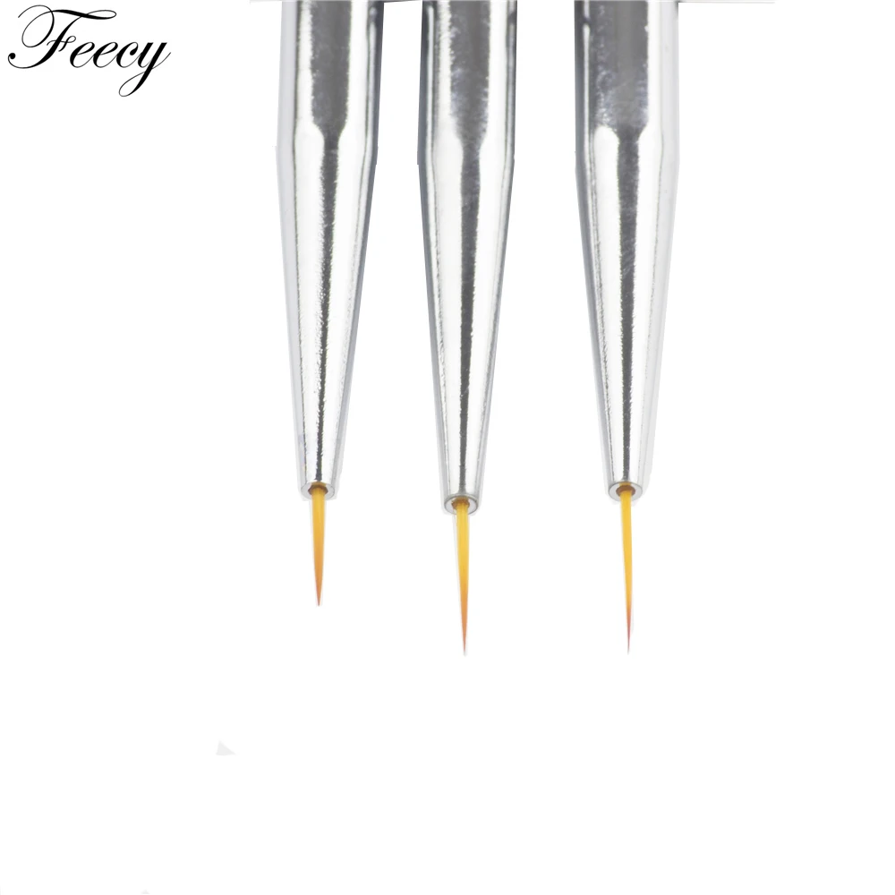 Кисти для рисования ручки 3 шт./компл. золотой дизайн профессиональный высокое