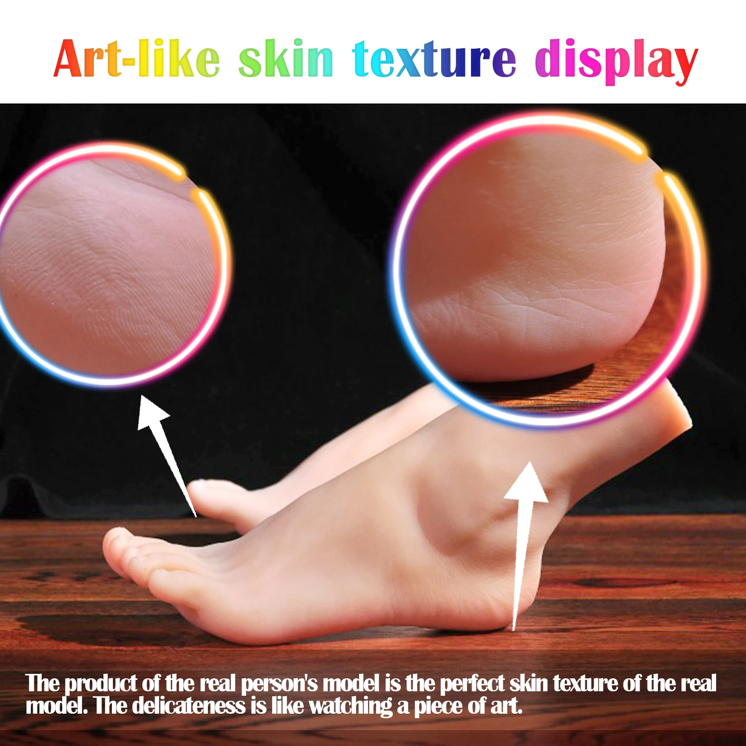 Силиконовая модель для ног Lifesize женский рисования рефлексотерапия массаж