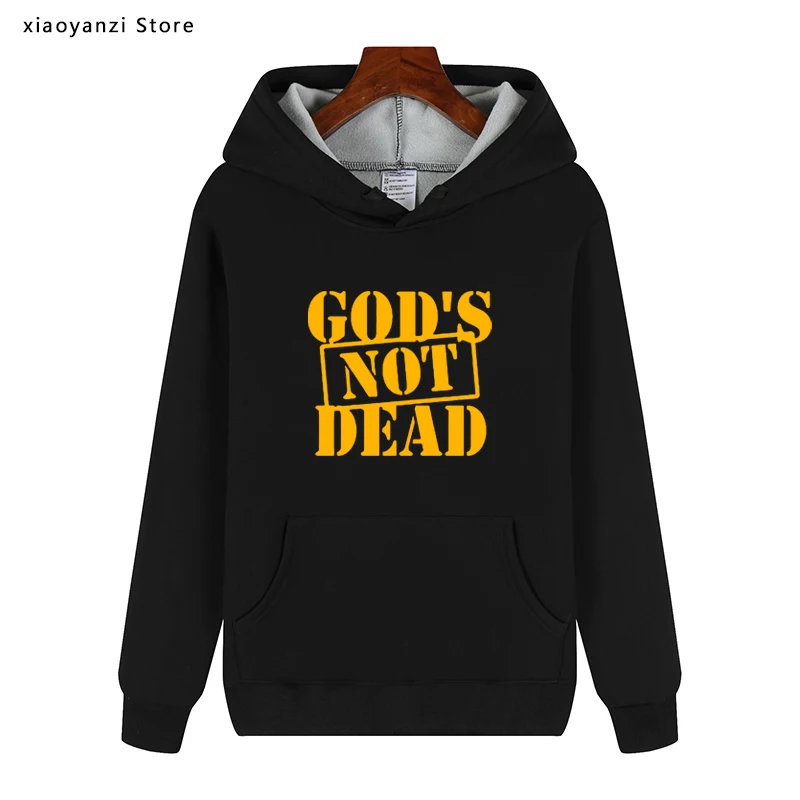 

New Winter Autumn Fashion God's Not Dead Jesus Hoodies Men Casual Sweatshirts Men's Clothing Plus Sizee Pullovers Free Shipping