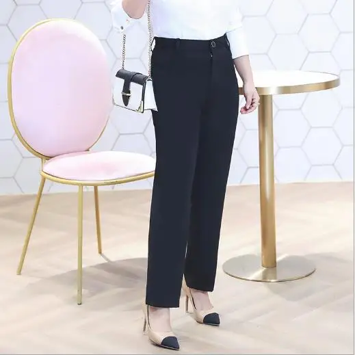 Deporte женские брюки 2020 плюс размер полная длина бизнес стиль формальные высокая
