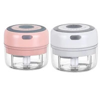 electric garlic masher mini vegetable grinder handheld chopper auxiliary cooking machine wireless cutter