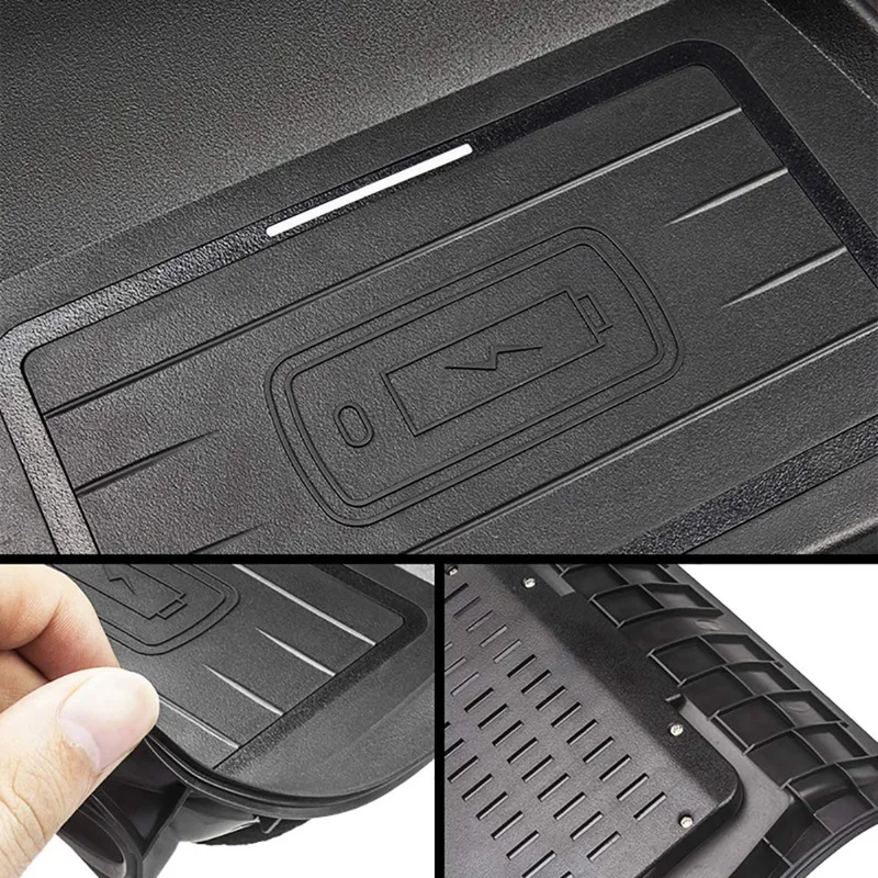

Car Qi Wireless Phone Charging Pad Module For Land Rover Discovery Sport 2015-2019 Fast Charging Case Plate Central Console Stor