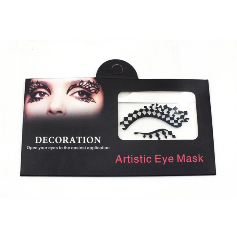 Праздничные вечерние наклейки на глаза лицо украшения для Хэллоуина макияж глаз: