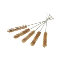 235pcs 2cm diameter brass wire cleaning brush 30cm total length copper wire tube brush metal handle hand tool