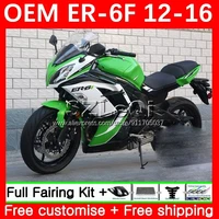 stock green injection oem for kawasaki ninja 650r er6 f er 6f er6f 12 13 14 15 16 er 6f 2012 2013 2014 2015 2016 fairing 1lq 14