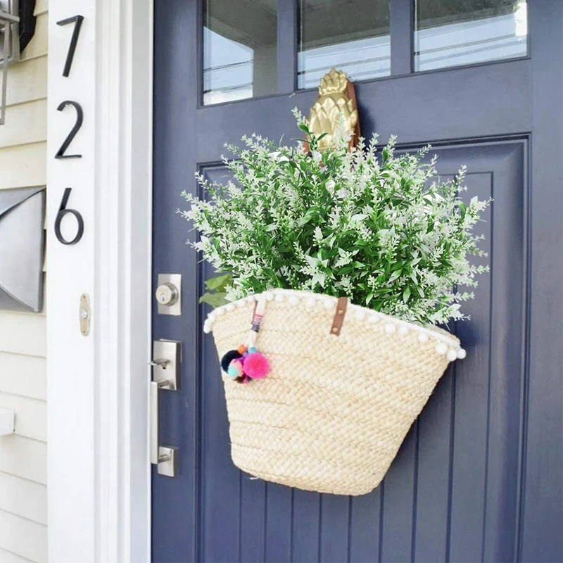 

10 Bundles Artificial Lavender Flowers Outdoor Fake Flowers for Decoration UV Resistant No Fade Faux Plastic Plants