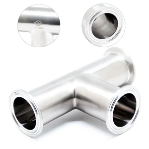 Бесплатная доставка из нержавеющей стали SS304 санитарный тройной зажим 34 