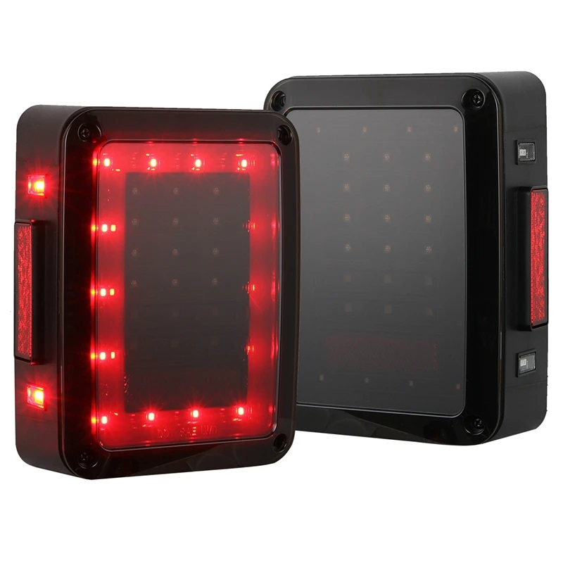 Дымчатые линзы светодиодный фонарь светильник s для 2007 2017 Jeep Wrangler JK JKU высокая