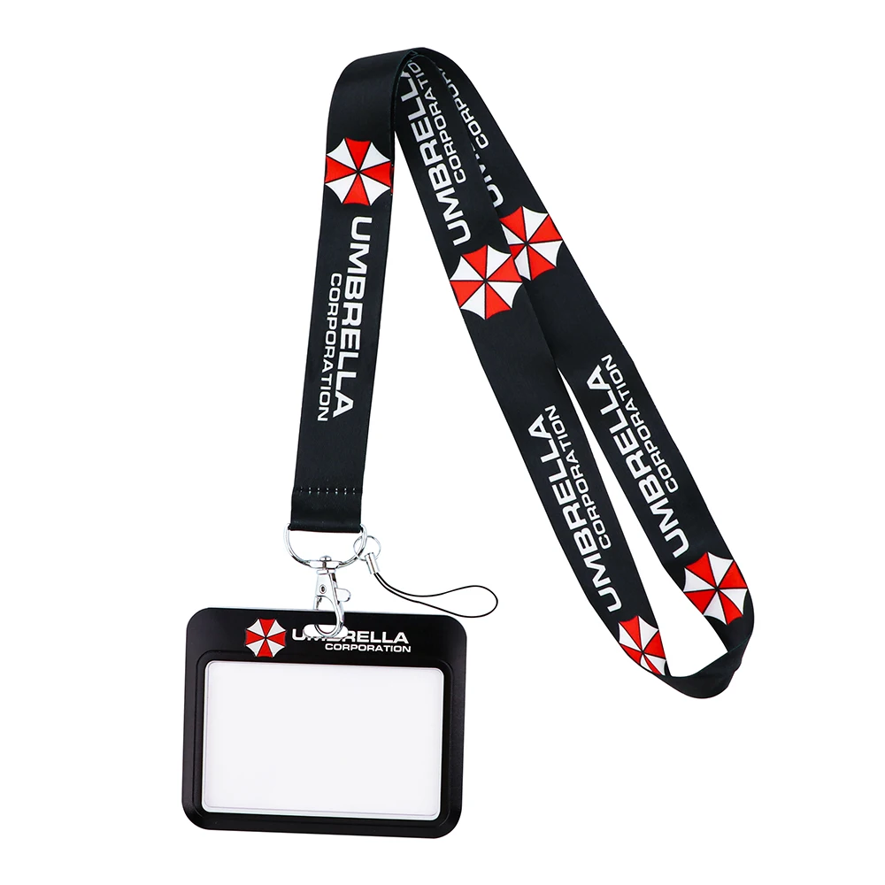 

JF1266 Movie Umbrella Lanyard Cute Cartoon Neck Strap Key Lanyard ID Card Gym Phone with USB ID Holder DIY Lanyards
