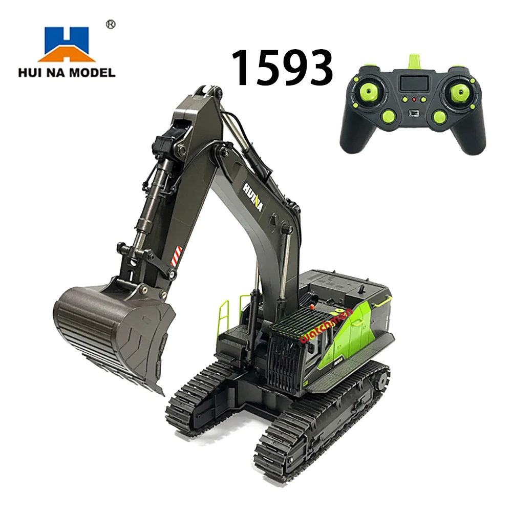

Huina 1593 1:14 Newly Released Scale 22 Channels 2.4Ghz Rc Excavator Truck