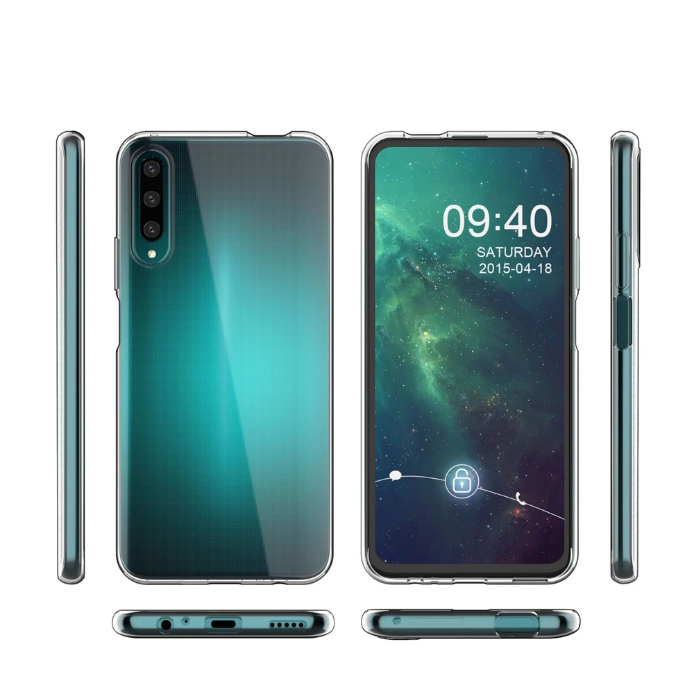 Прозрачный мягкий чехол из ТПУ для Huawei Honor V30 V20 30 20 10 Lite 20i 10i 9X 8X 8A 8S 7A 7C ультратонкий
