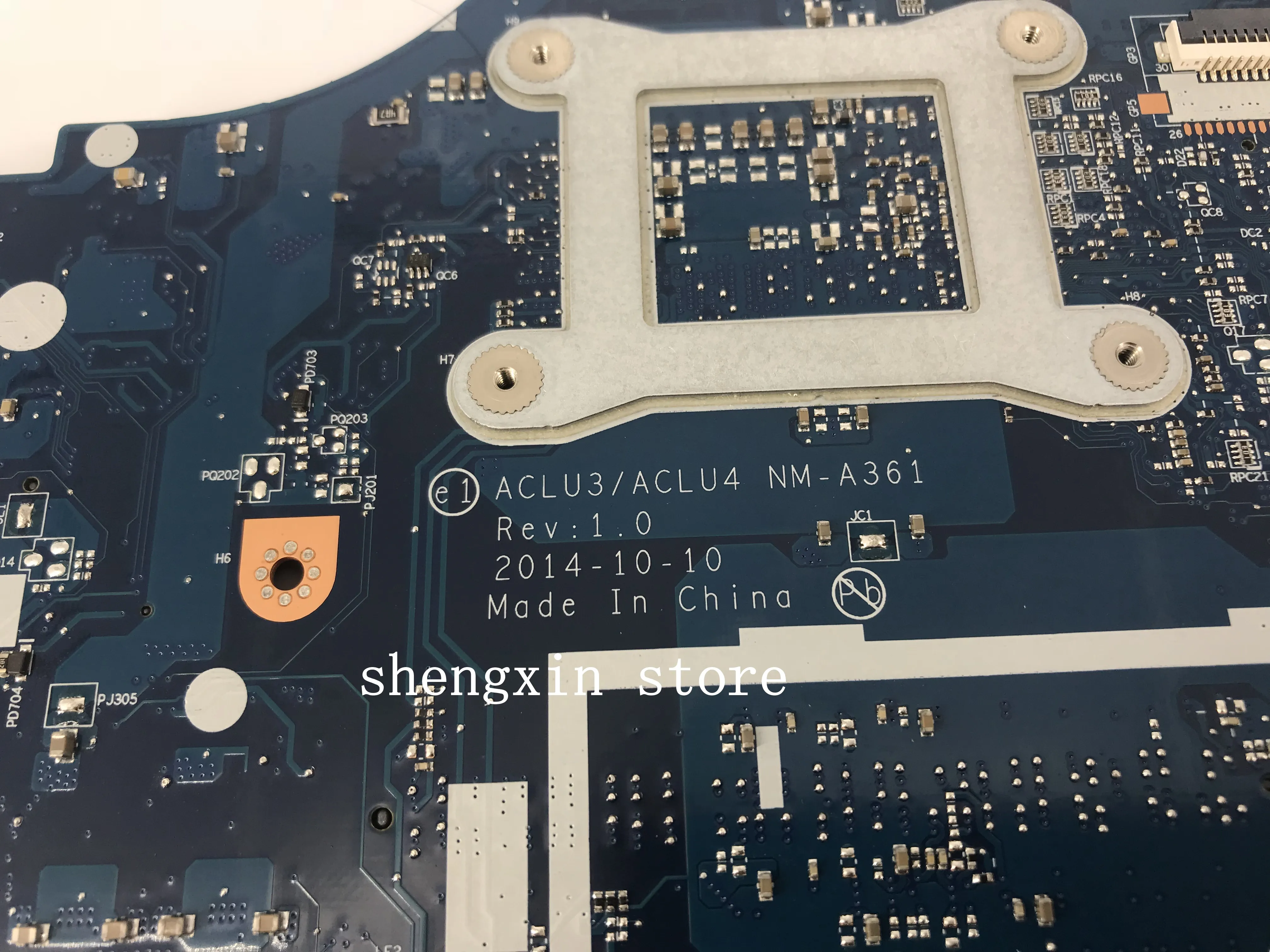 Материнская плата для ноутбука Lenovo новая материнская ACLU3/ACLU4 PM с процессором С. |