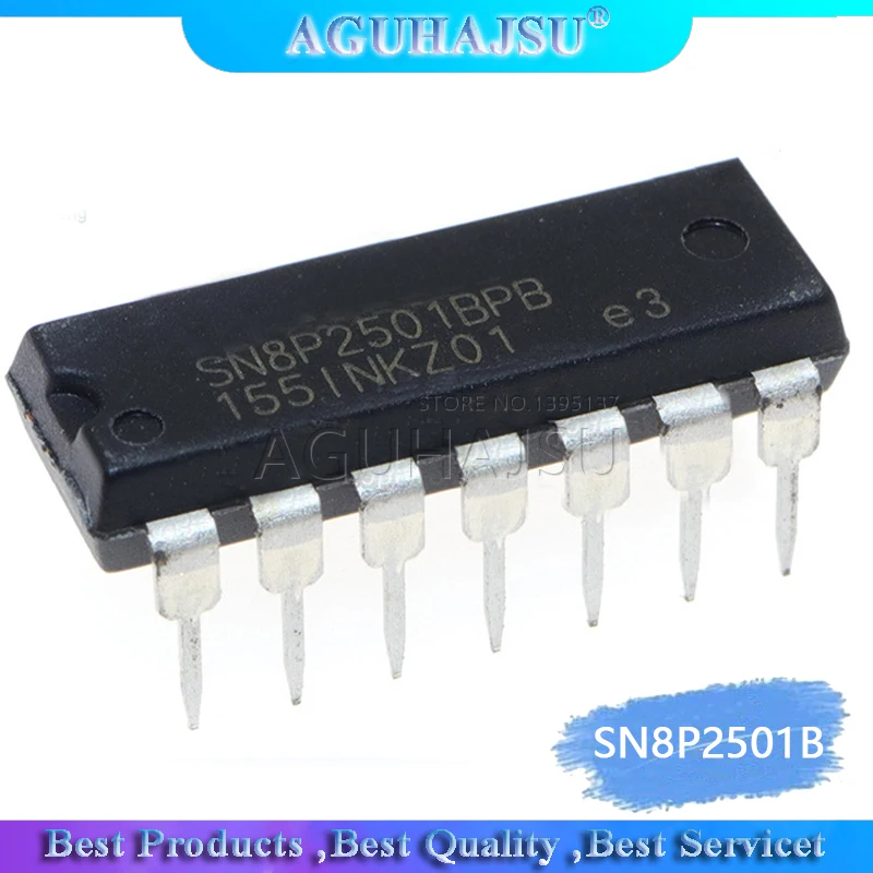 5 шт./лот SN8P2501B SN8P2501 SN8P2501BPB DIP14 | Электронные компоненты и принадлежности