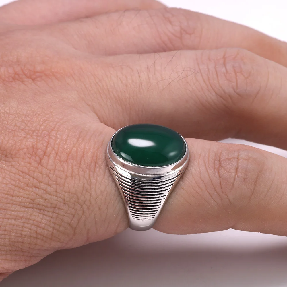 Настоящее серебро 925 пробы античные кольца для женщин и мужчин с натуральным