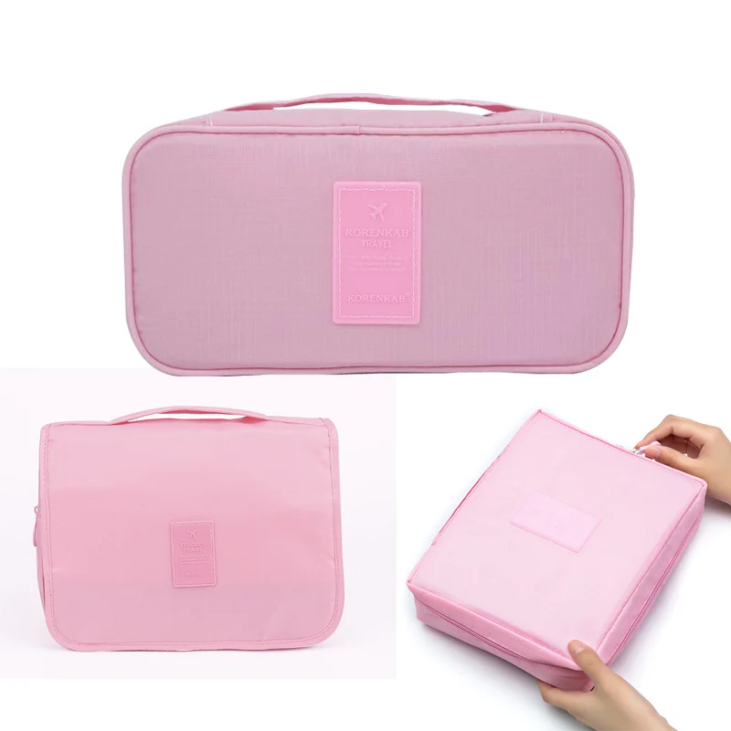 

HJKL 3 pieces/set Travel Cosmetic Bag bra underwear cosmetic bag storage bag package package package package organizer bag acces