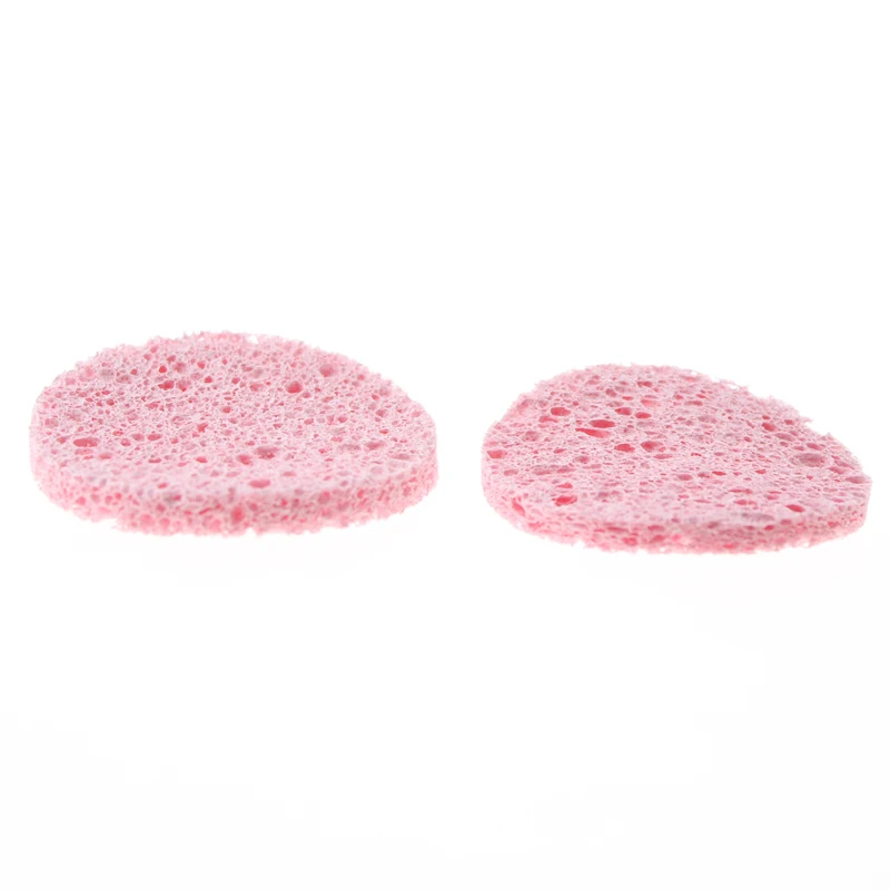 10 шт. круглые женские губки для лица из натурального дерева уход за лицом