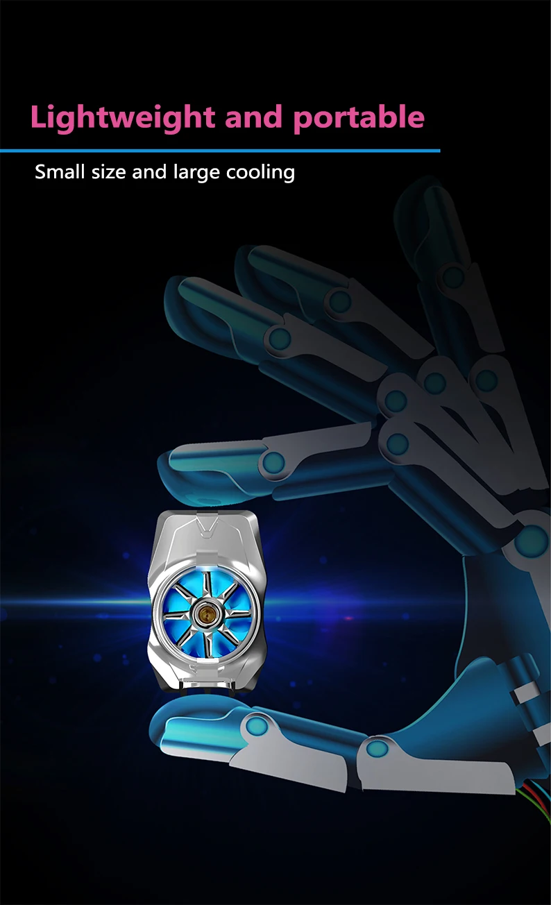 

Universal Mobile Phone Radiator Phone Cooling Fan Mute Radiator Rechargeable Smartphone Tablets Cooler For IPhone/Samsung/Xiaomi