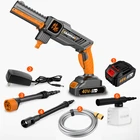 Мойка высокого давления 40VF 25000 мАч, беспроводной пеногенератор с насадкой для мойки автомобиля, перезаряжаемый