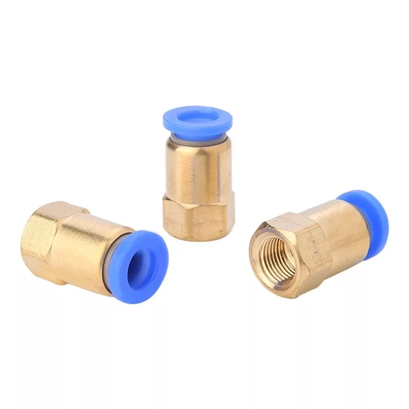 

Hose 6MM 4MM 10MM 12MM 8MM Pneumatic Connector Fittings 1/8'' 1/4'' 3/8'' 1/2'' Female Thread Push In Fitting for Air Pipe Joint