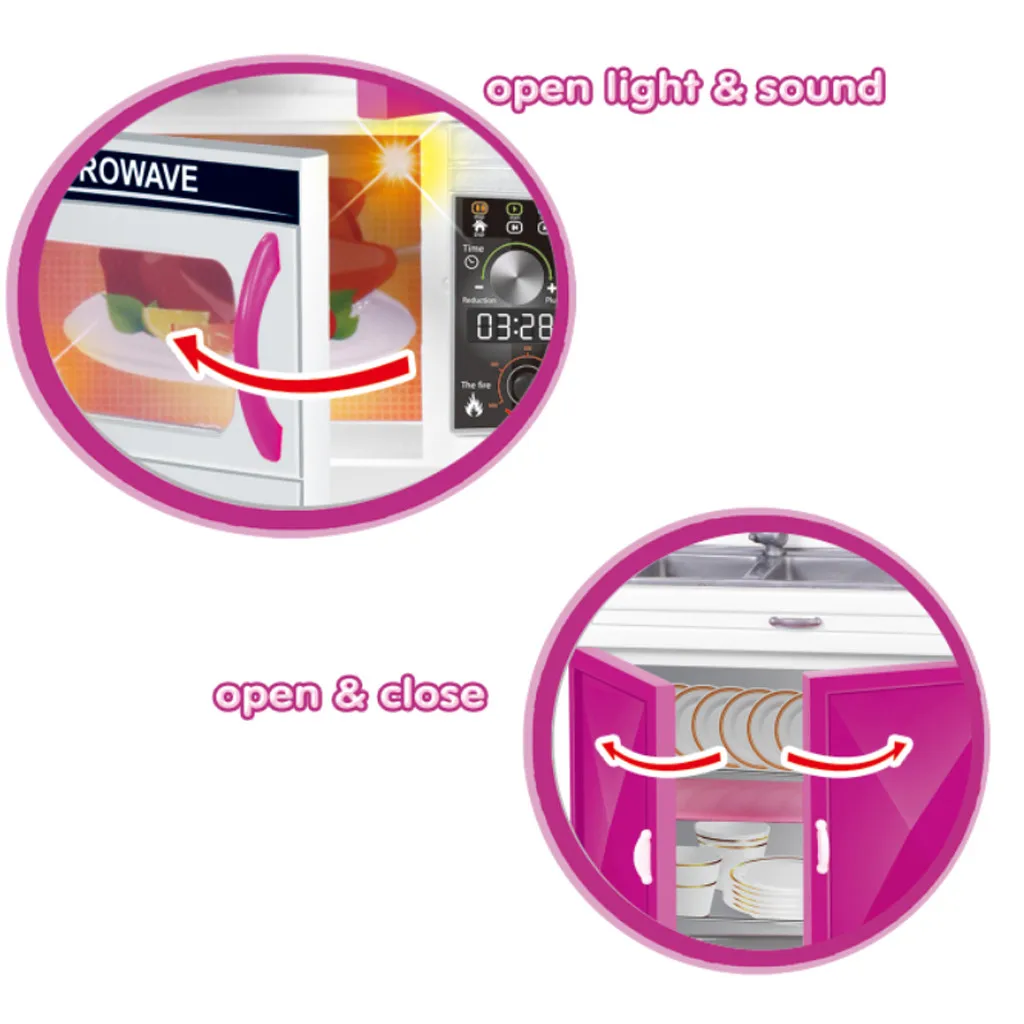 Имитация кухонных шкафов набор детские ролевые игры инструменты для