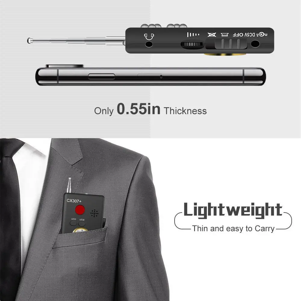 RF сканер детектор ошибка Камера шпион для обнаруживает беспроводной GSM GPS