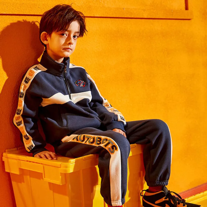 

MIEMBRO 2021 весенний комплект со штанами из 2 предметов, комплекты из хлопка с рисунком героев из мультфильмов для мальчиков и девочек, толстовка...