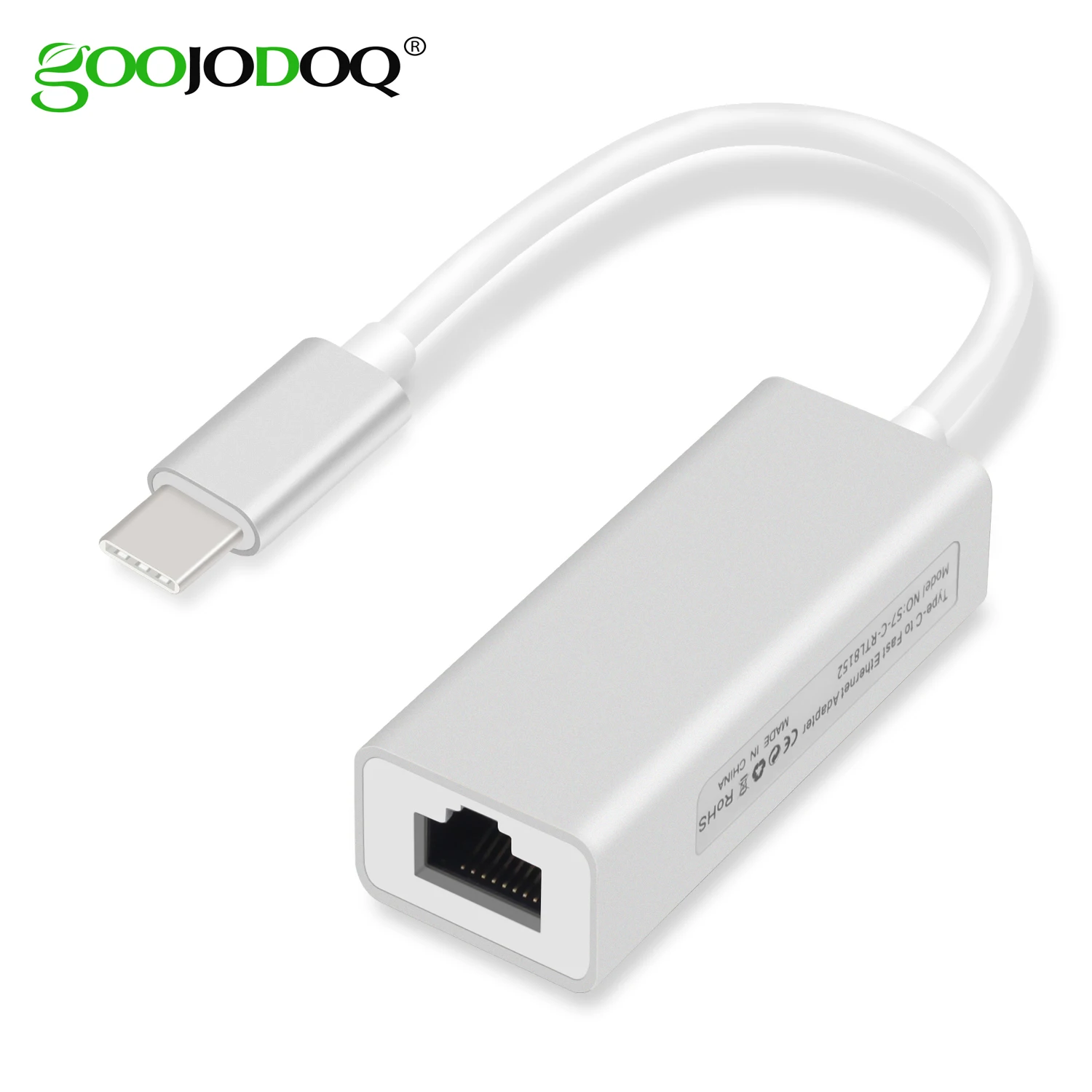 Внешний проводной USB C Ethernet адаптер сетевой карты Тип usb-C для оптоволкна вай-RJ45 локальной сети для MacBook Windows 7/8/10 ноутбука 10/100 Мбит/с