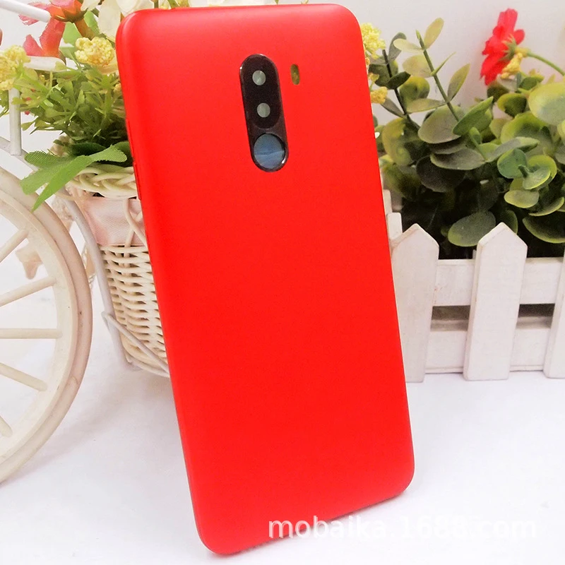 Крышка батарейного отсека для Xiaomi PocoPhone F1 задний корпус задняя крышка + рамка