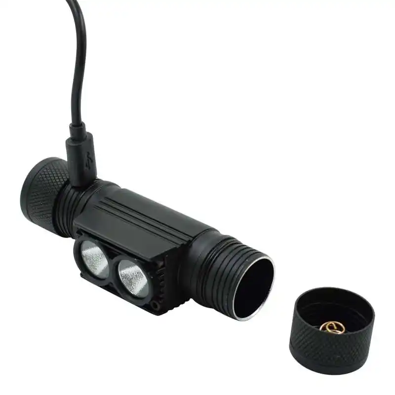 Супер яркий светодиодный налобный фонарь перезаряжаемый через USB