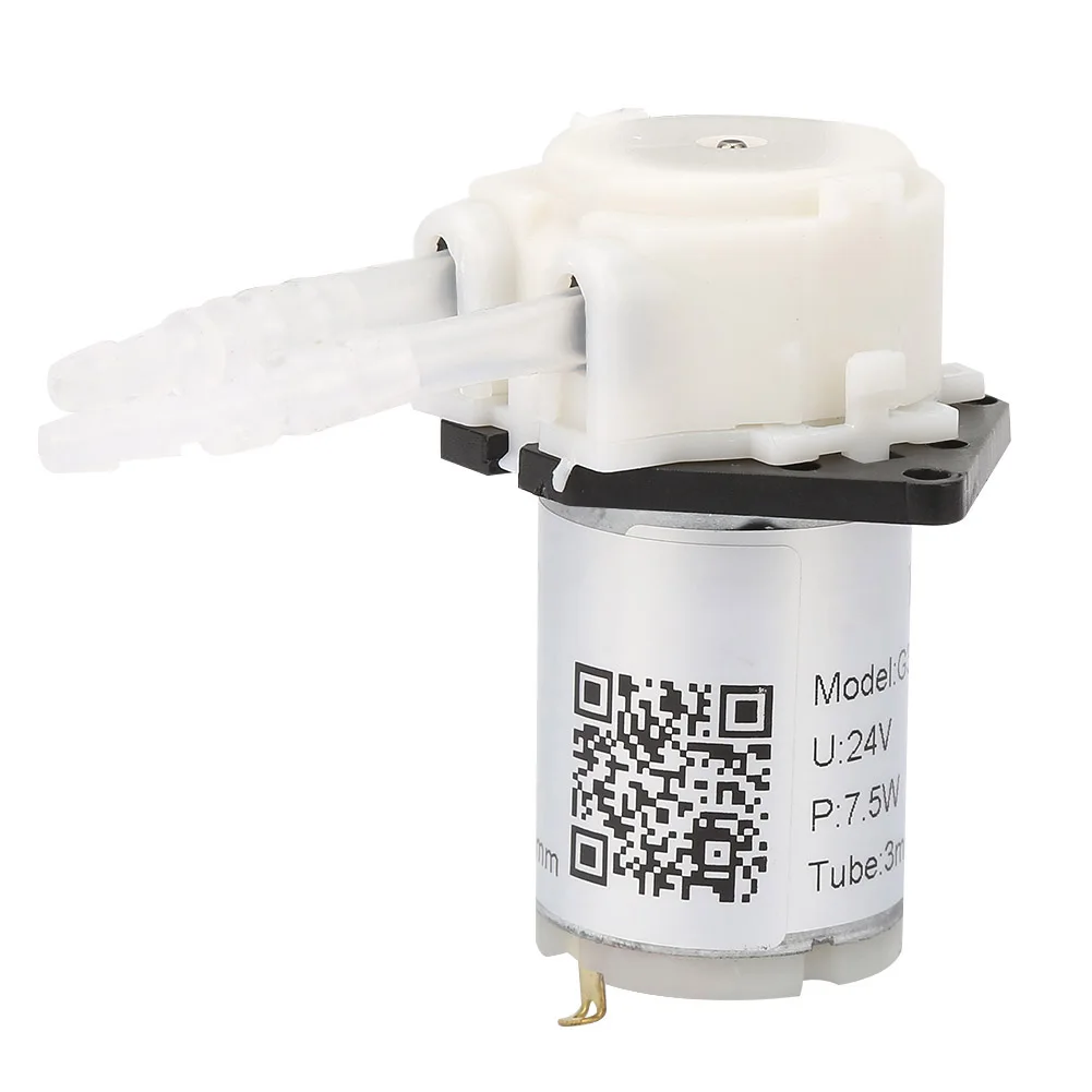 

24V 3X5 Dosing Pump DIY Peristaltic Tube Head For Aquarium Lab Chemical Analysis Peristaltic Pump Automatic Micro Water Pump