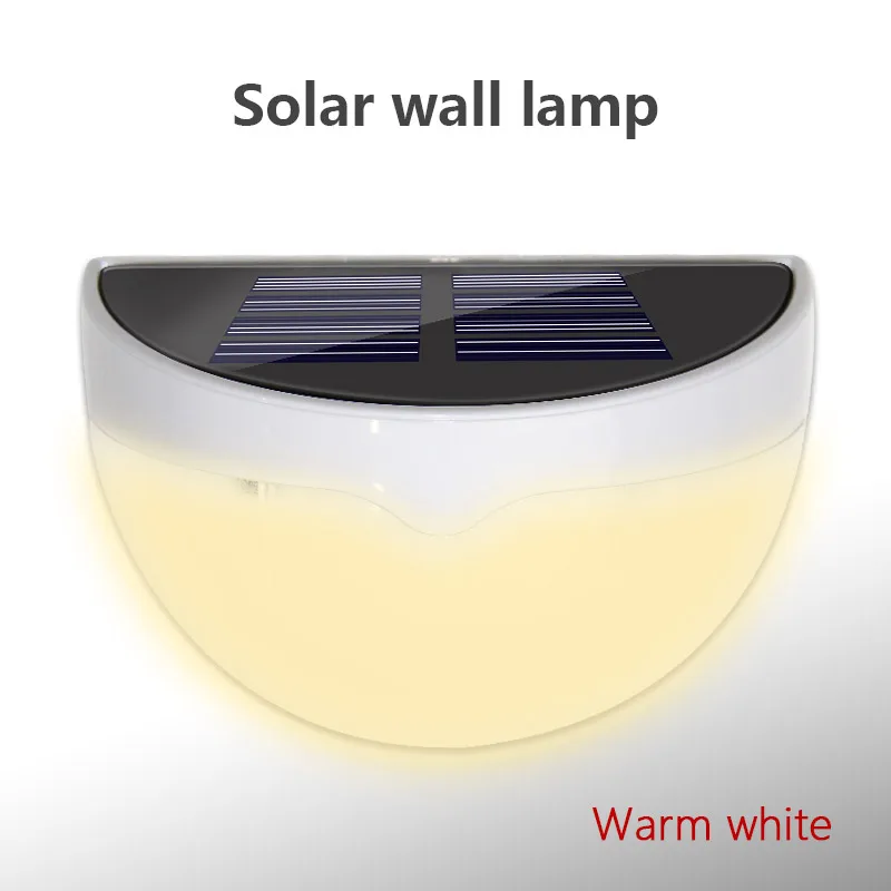 Warm white lighting CHIZAO открытый настенный светильник мини беспроводной солнечный светильник Ночной безопасный декоративный светильник ing для садового забора гаража лестницы передней двери - Испускаемый цвет: Warm white lighting