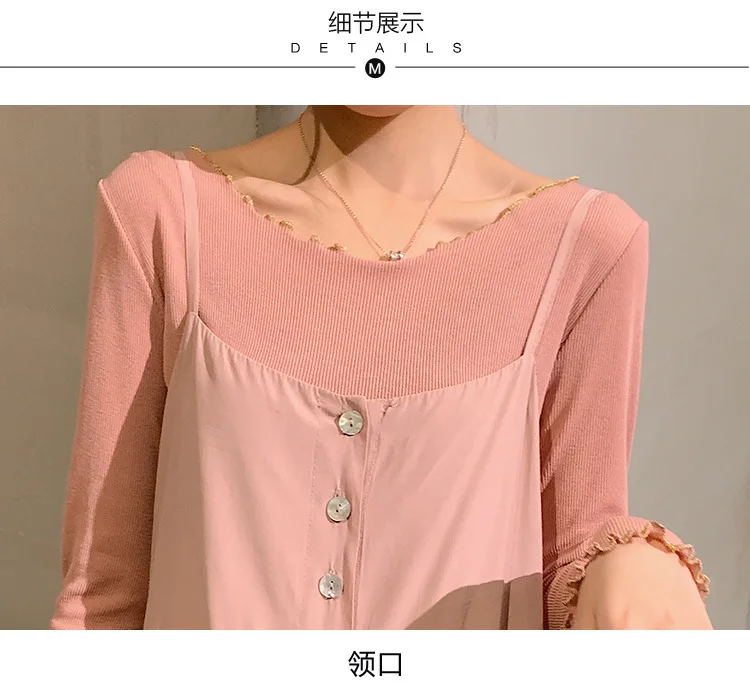 Новинка Осень 2020 Модный комплект одежды для беременных женщин рубашка с длинным